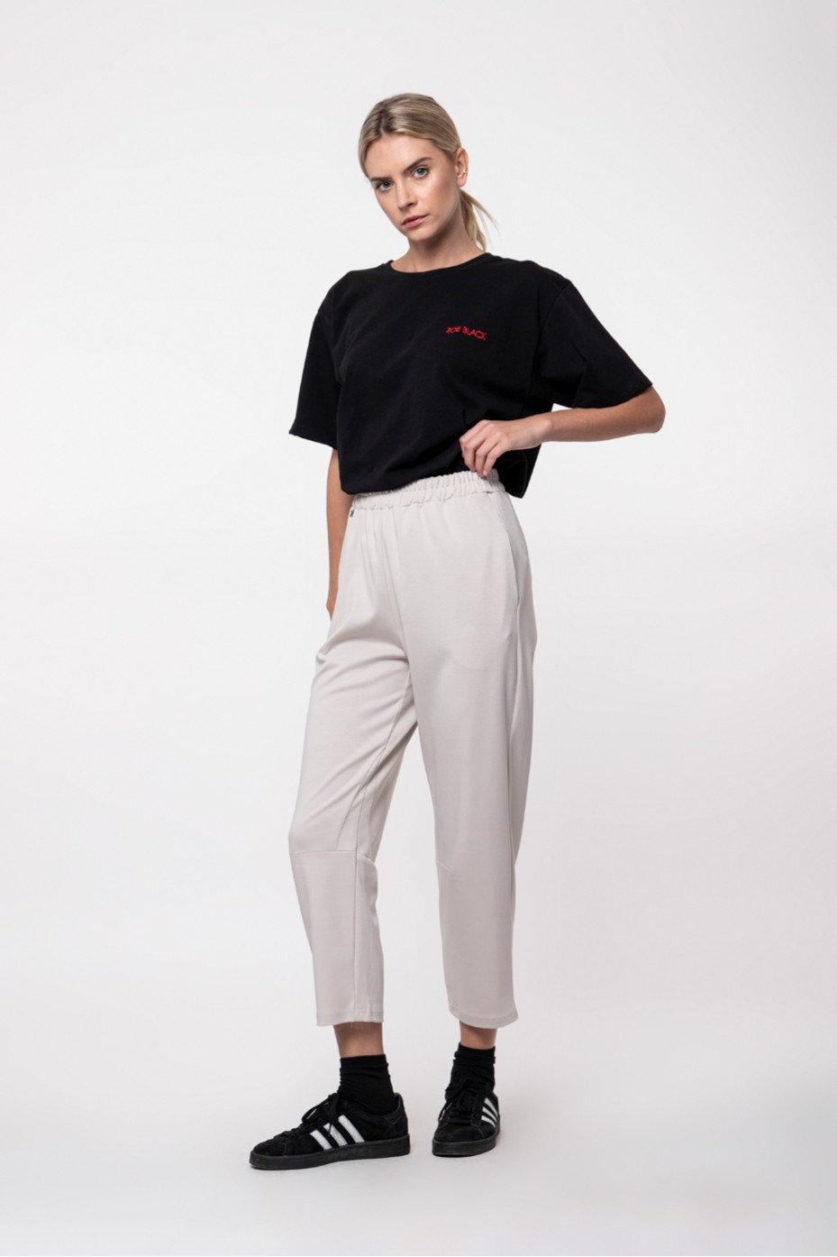 BUGGY PANTS WITH ELASTIC WAIST | HELMI e-shop